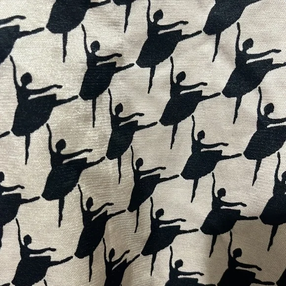 Diane Von Furstenburg 100% Cotton Dress with Pockets and Ballerina Design a181 - Picture 4 of 5